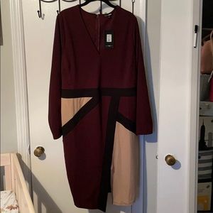 Asymmetrical hem dress